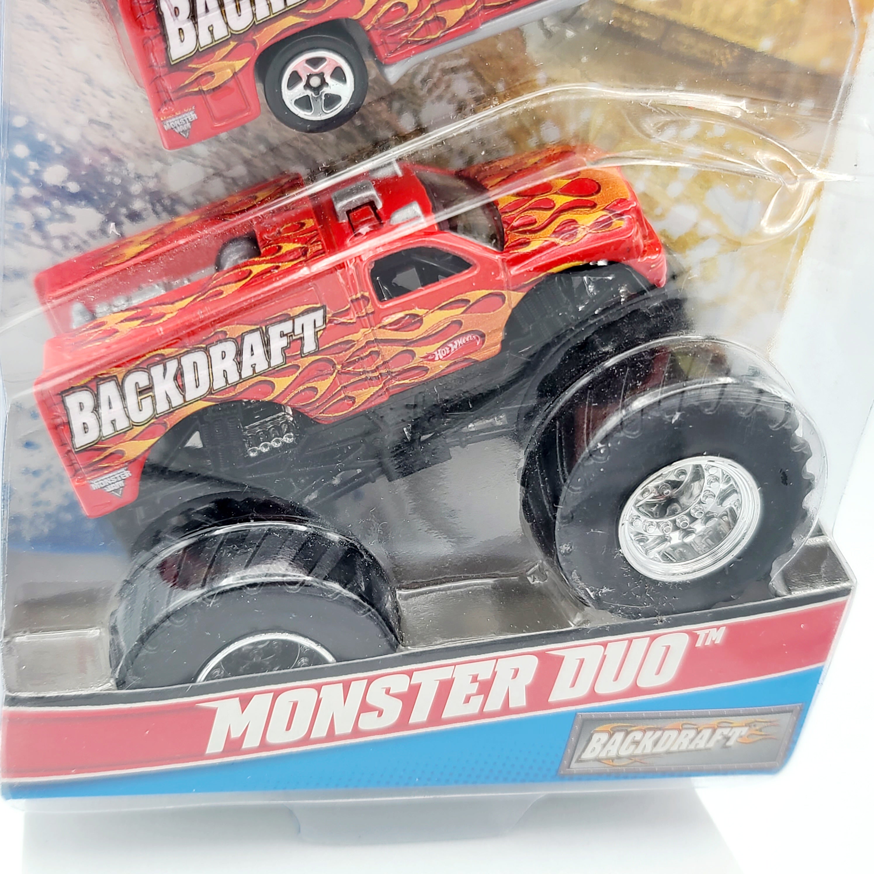 Hot Wheels Monster Jam - Backdraft, Rescue Ranger (2010 HW Monster Duos)